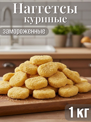 Наггетсы Хрустящие ТМ «Зареченские», 1 кг